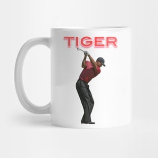 Tiger Woods Swinging Mug